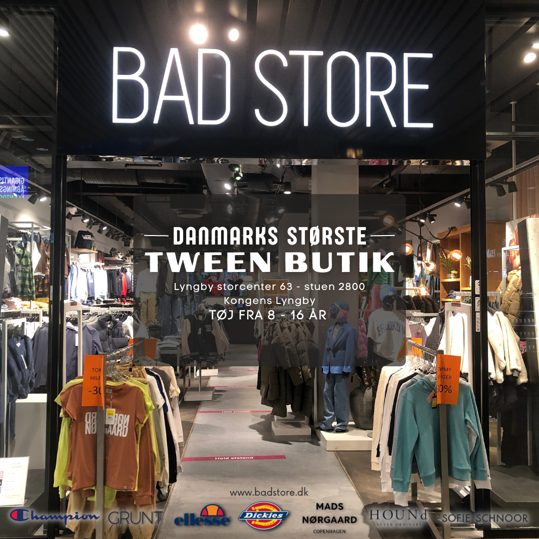Takke ret Virkelig Bad Store designer tøjmærker til tweens - online og i Lyngbystorcenter –  badstorelyngby