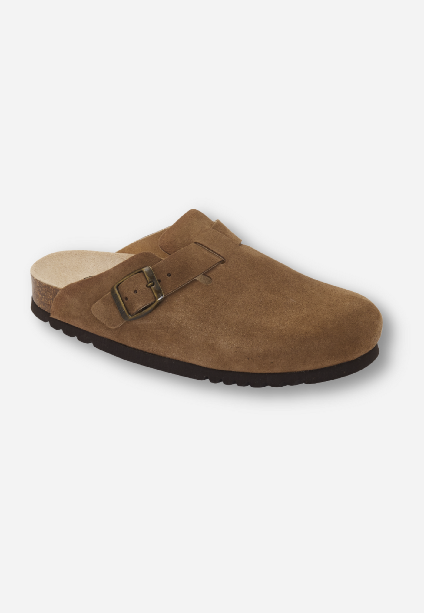 SL FAE SUEDE TAUPE CLOGS - TAUPE