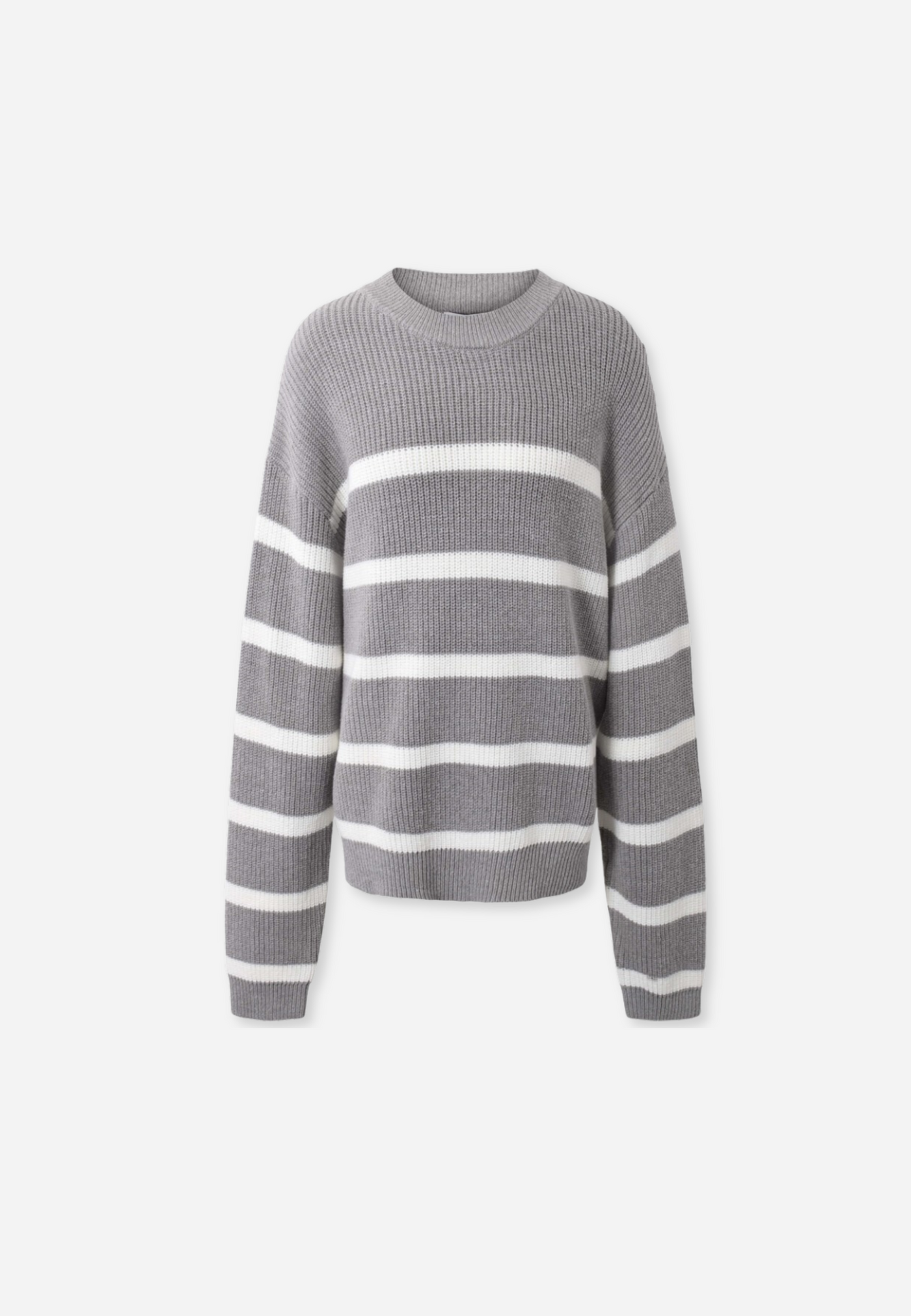 STRIPE KNIT - GREY