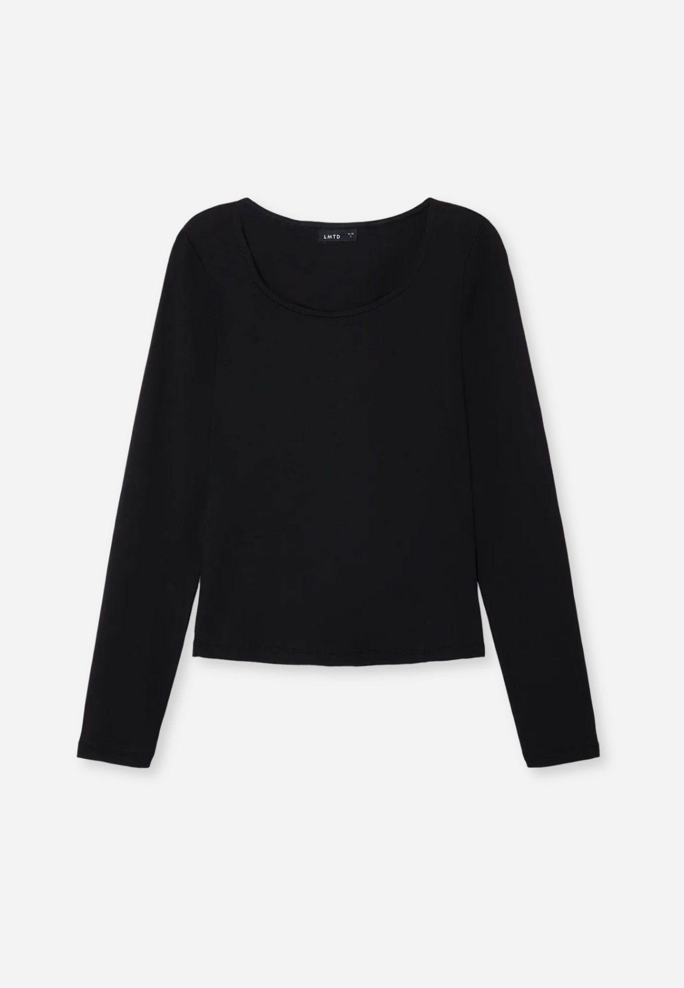 NLFNOVE LS DEEP O-NECK - BLACK