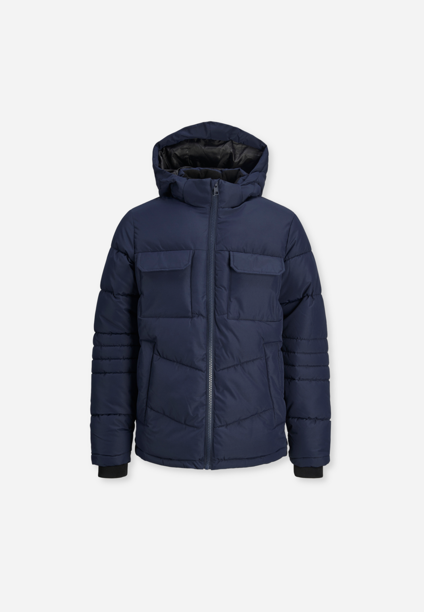 JJBUILD PUFFER JNR NAVY - NAVY BLAZER