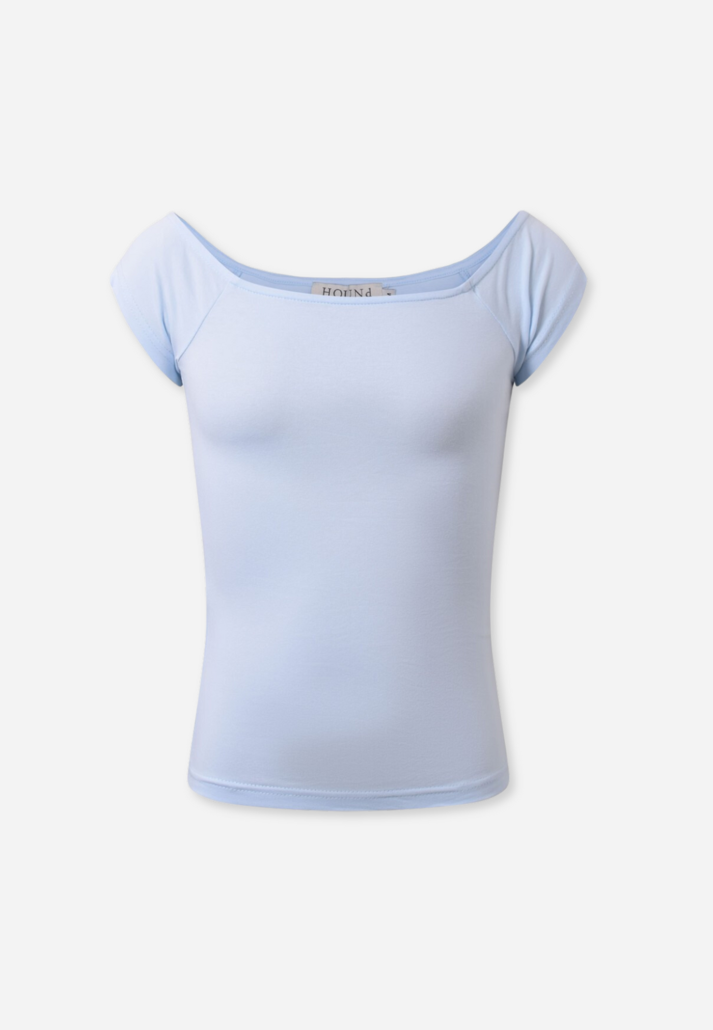 OFF SHOULDER TEE - LIGHT BLUE