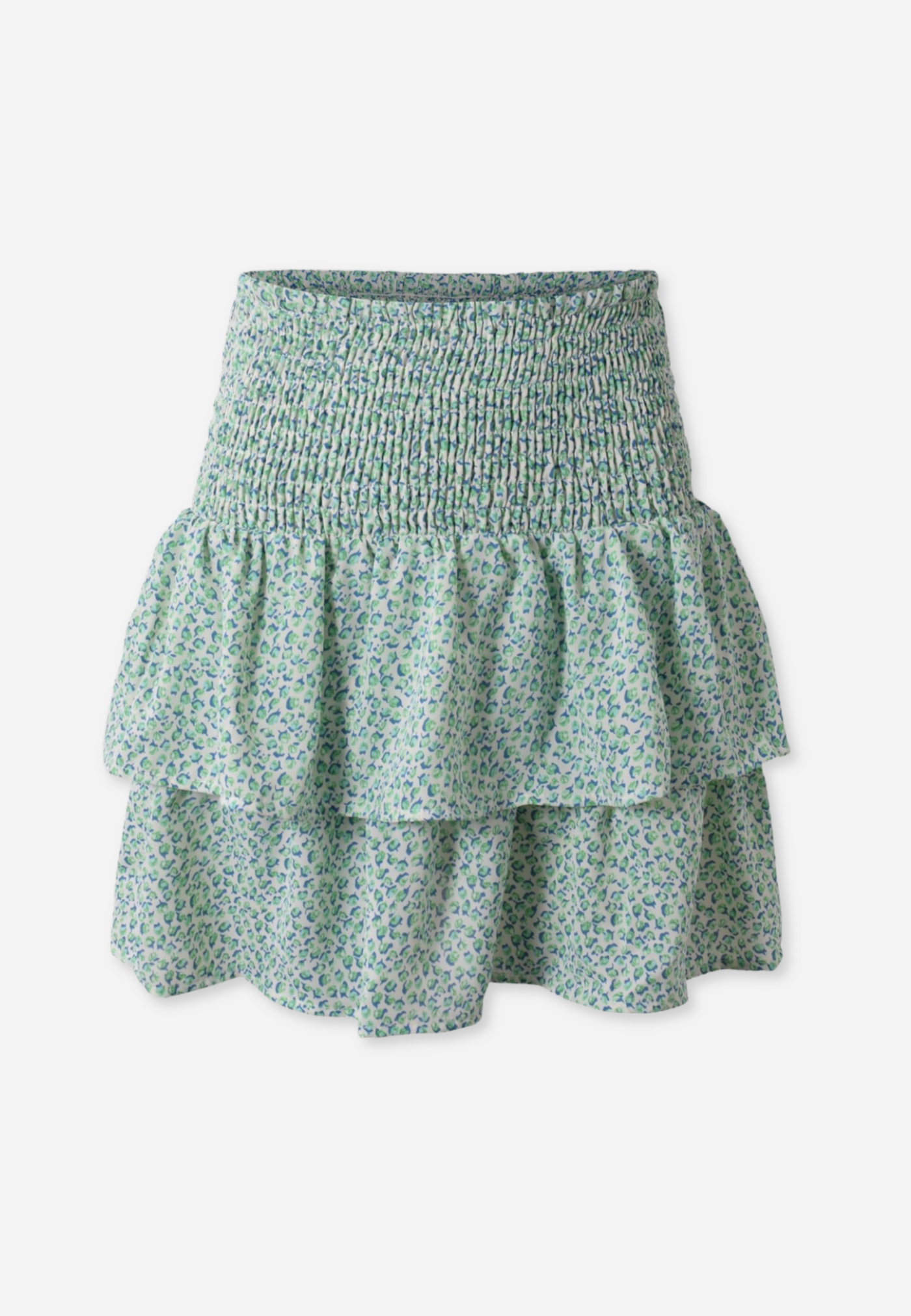 SMOCK SKIRT - BRIGHT GREEN