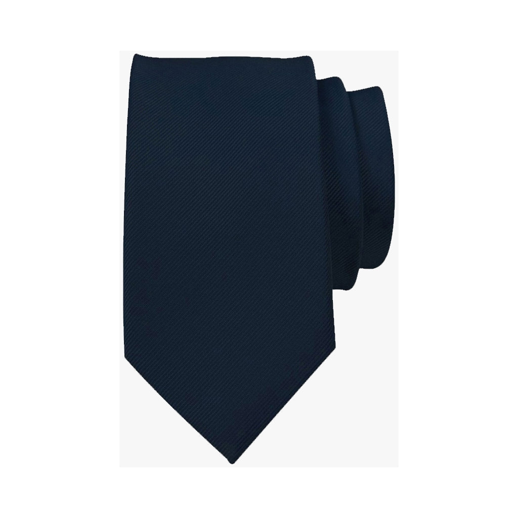 OUR FOR 5 PLAINE TIE - NAVY