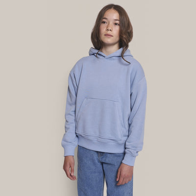 OUR ALICE HOOD SWEAT - BABY BLUE