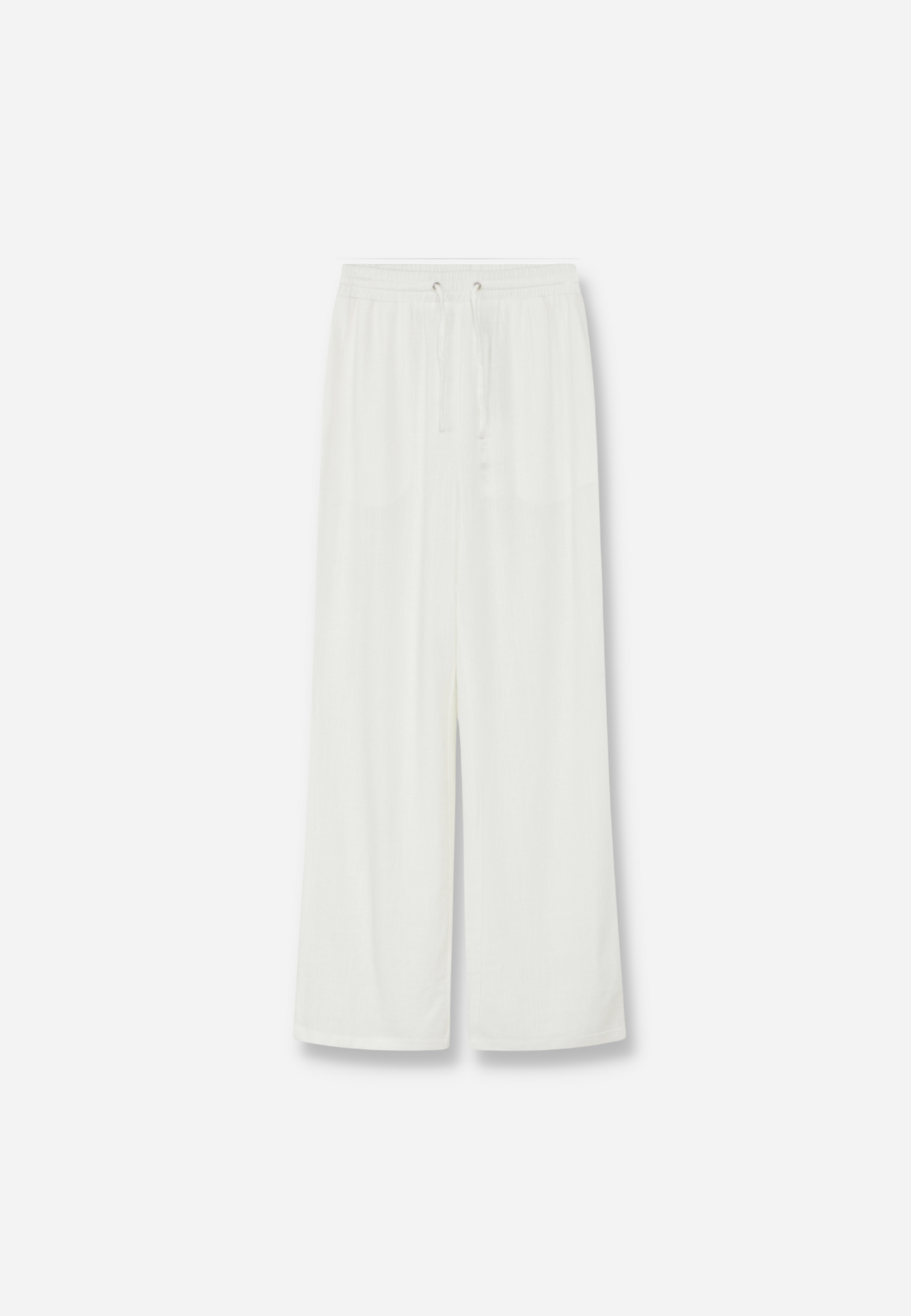 CAMILLE LINEN PANTS - WHITE